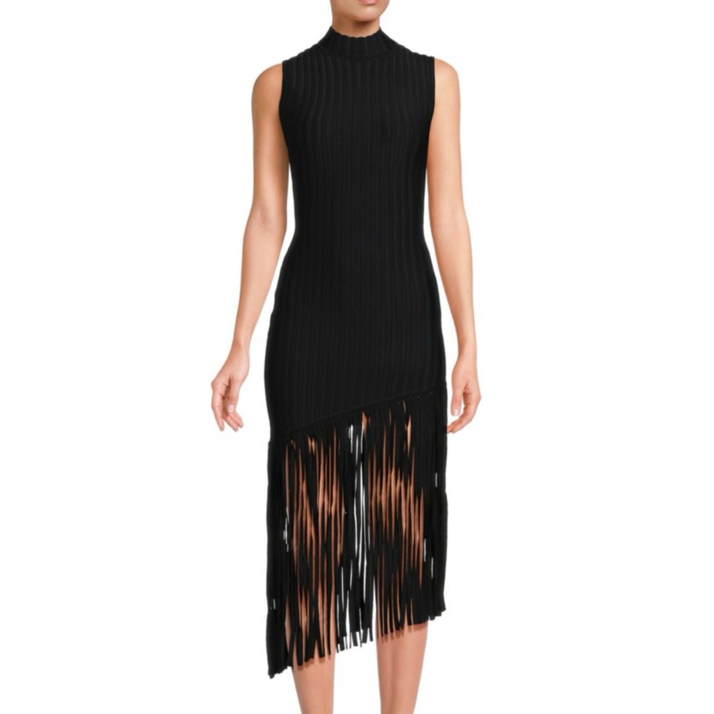 Ronny Kobo Kaipo Knot Dress in Black XS